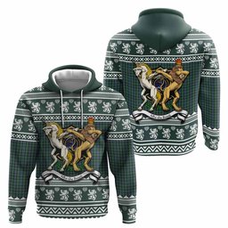 ScotsTee Shop Scottish Arbuthnot Clan Tartan Crest Christmas Hoodie Coat of Arms Funny Style
