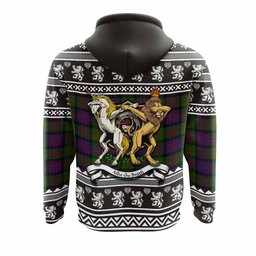 ScotsTee Shop Scottish Coull Clan Tartan Crest Christmas Hoodie Coat of Arms Funny Style