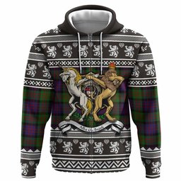 ScotsTee Shop Scottish Coull Clan Tartan Crest Christmas Hoodie Coat of Arms Funny Style