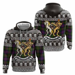 ScotsTee Shop Scottish Coull Clan Tartan Crest Christmas Hoodie Coat of Arms Funny Style