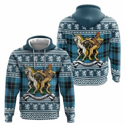 ScotsTee Shop Scottish Clergy Clan Tartan Crest Christmas Hoodie Coat of Arms Funny Style