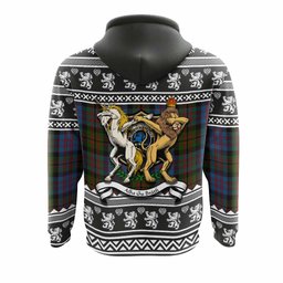 ScotsTee Shop Scottish Bowie Clan Tartan Crest Christmas Hoodie Coat of Arms Funny Style