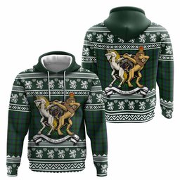 ScotsTee Shop Scottish Davidson Clan Tartan Crest Christmas Hoodie Coat of Arms Funny Style