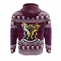 ScotsTee Shop Scottish McCall (Caithness) Clan Tartan Crest Christmas Hoodie Coat of Arms Funny Style
