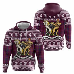 ScotsTee Shop Scottish McCall (Caithness) Clan Tartan Crest Christmas Hoodie Coat of Arms Funny Style
