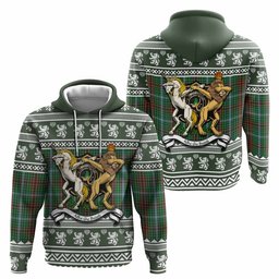 ScotsTee Shop Scottish Gayre Clan Tartan Crest Christmas Hoodie Coat of Arms Funny Style