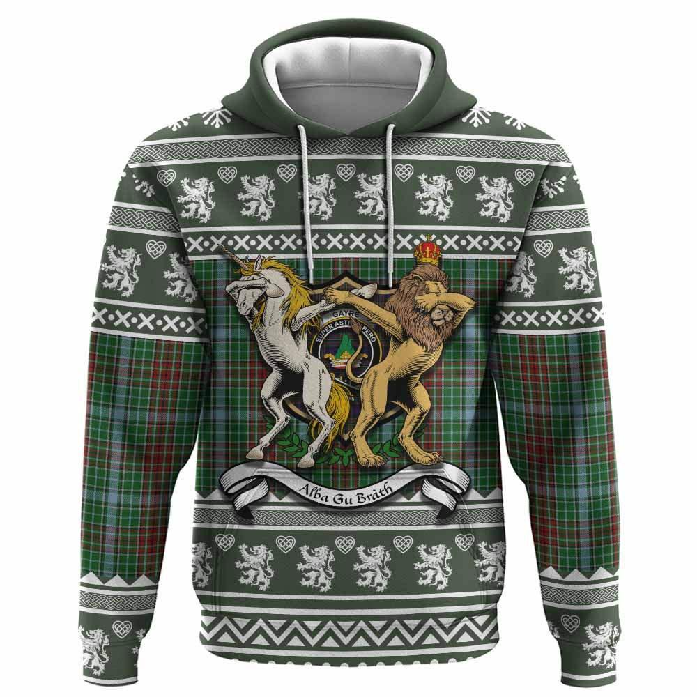 ScotsTee Shop Scottish Gayre Clan Tartan Crest Christmas Hoodie Coat of Arms Funny Style