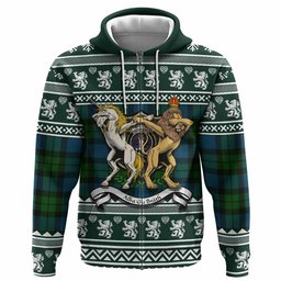 ScotsTee Shop Scottish MacKay (McKay) Clan Tartan Crest Christmas Hoodie Coat of Arms Funny Style