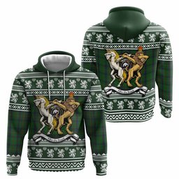 ScotsTee Shop Scottish Kennedy Clan Tartan Crest Christmas Hoodie Coat of Arms Funny Style