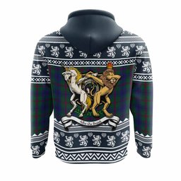 ScotsTee Shop Scottish Laurie Clan Tartan Crest Christmas Hoodie Coat of Arms Funny Style