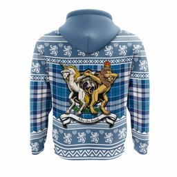 ScotsTee Shop Scottish Hutton Clan Tartan Crest Christmas Hoodie Coat of Arms Funny Style