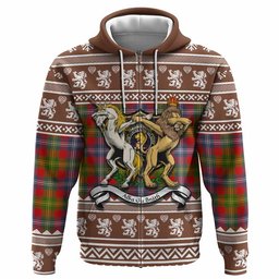 ScotsTee Shop Scottish Forrester (Foster) Clan Tartan Crest Christmas Hoodie Coat of Arms Funny Style