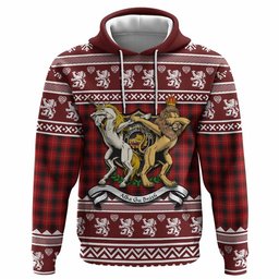 ScotsTee Shop Scottish MacIver (McIver) Clan Tartan Crest Christmas Hoodie Coat of Arms Funny Style