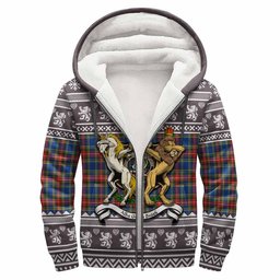 ScotsTee Shop Scottish MacBeth (McBeth) Clan Tartan Crest Christmas Hoodie Coat of Arms Funny Style
