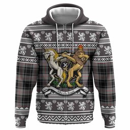 ScotsTee Shop Scottish Moffat Clan Tartan Crest Christmas Hoodie Coat of Arms Funny Style