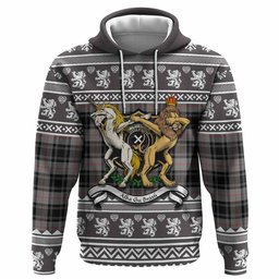 ScotsTee Shop Scottish Moffat Clan Tartan Crest Christmas Hoodie Coat of Arms Funny Style