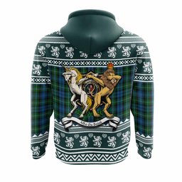 ScotsTee Shop Scottish Lyon Clan Tartan Crest Christmas Hoodie Coat of Arms Funny Style