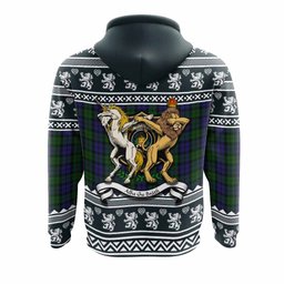 ScotsTee Shop Scottish Dundas Clan Tartan Crest Christmas Hoodie Coat of Arms Funny Style