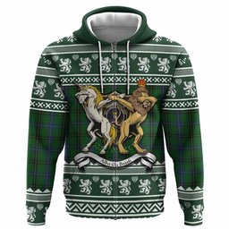 ScotsTee Shop Scottish Henderson Clan Tartan Crest Christmas Hoodie Coat of Arms Funny Style