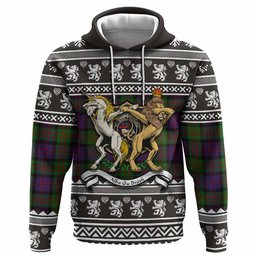 ScotsTee Shop Scottish MacDonald (McDonald) Clan Tartan Crest Christmas Hoodie Coat of Arms Funny Style