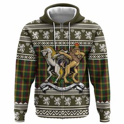 ScotsTee Shop Scottish MacMillan (McMillan) Clan Tartan Crest Christmas Hoodie Coat of Arms Funny Style