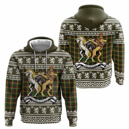 ScotsTee Shop Scottish MacMillan (McMillan) Clan Tartan Crest Christmas Hoodie Coat of Arms Funny Style