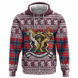 ScotsTee Shop Scottish MacTavish (McTavish) Clan Tartan Crest Christmas Hoodie Coat of Arms Funny Style