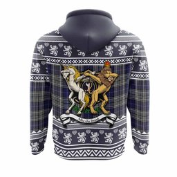 ScotsTee Shop Scottish Napier Clan Tartan Crest Christmas Hoodie Coat of Arms Funny Style