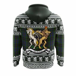 ScotsTee Shop Scottish MacInnes (McInnes) Clan Tartan Crest Christmas Hoodie Coat of Arms Funny Style