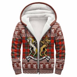 ScotsTee Shop Scottish Stewart (Stuart) Clan Tartan Crest Christmas Hoodie Coat of Arms Funny Style