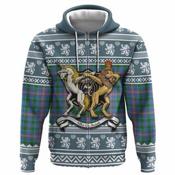 ScotsTee Shop Scottish Ralston Clan Tartan Crest Christmas Hoodie Coat of Arms Funny Style