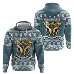 ScotsTee Shop Scottish Ralston Clan Tartan Crest Christmas Hoodie Coat of Arms Funny Style