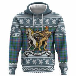 ScotsTee Shop Scottish Ralston Clan Tartan Crest Christmas Hoodie Coat of Arms Funny Style