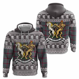 ScotsTee Shop Scottish Spence (Spens) Clan Tartan Crest Christmas Hoodie Coat of Arms Funny Style