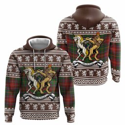ScotsTee Shop Scottish Somerville Clan Tartan Crest Christmas Hoodie Coat of Arms Funny Style