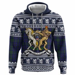 ScotsTee Shop Scottish Weir Clan Tartan Crest Christmas Hoodie Coat of Arms Funny Style