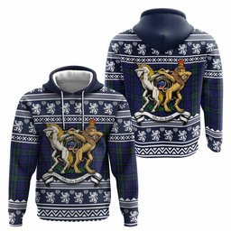 ScotsTee Shop Scottish Weir Clan Tartan Crest Christmas Hoodie Coat of Arms Funny Style
