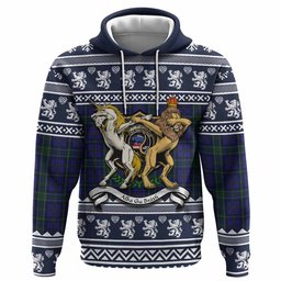 ScotsTee Shop Scottish Weir Clan Tartan Crest Christmas Hoodie Coat of Arms Funny Style