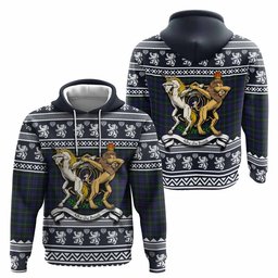 ScotsTee Shop Scottish Sempill (Semple) Clan Tartan Crest Christmas Hoodie Coat of Arms Funny Style