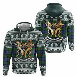ScotsTee Shop Scottish Paterson Clan Tartan Crest Christmas Hoodie Coat of Arms Funny Style