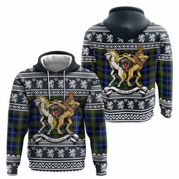 ScotsTee Shop Scottish Smith Clan Tartan Crest Christmas Hoodie Coat of Arms Funny Style