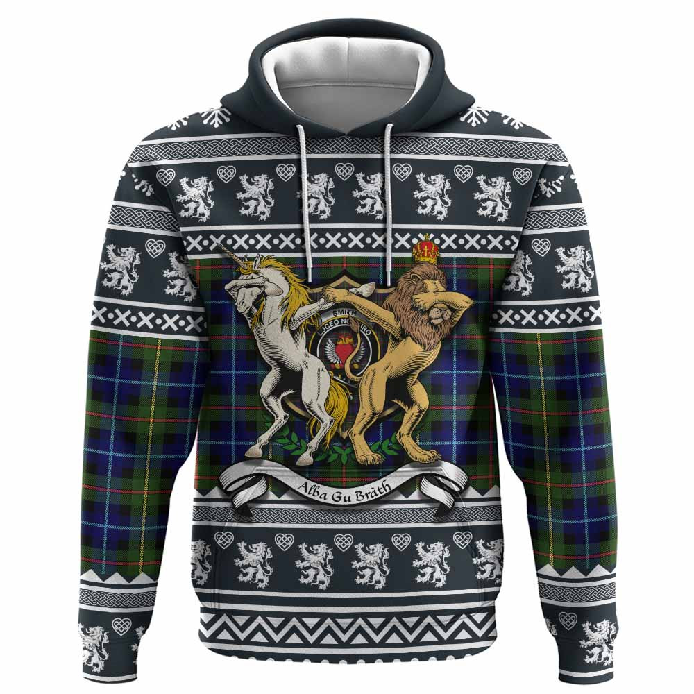 ScotsTee Shop Scottish Smith Clan Tartan Crest Christmas Hoodie Coat of Arms Funny Style