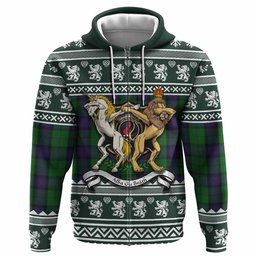ScotsTee Shop Scottish Armstrong Clan Tartan Crest Christmas Hoodie Coat of Arms Funny Style