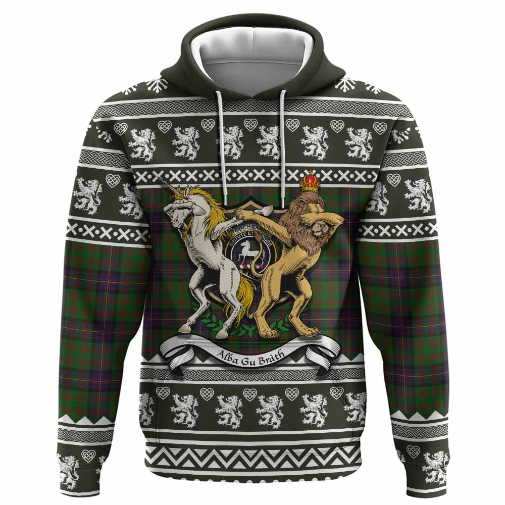 ScotsTee Shop Scottish Cochrane Clan Tartan Crest Christmas Hoodie Coat of Arms Funny Style