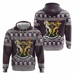 ScotsTee Shop Scottish Cumming Clan Tartan Crest Christmas Hoodie Coat of Arms Funny Style