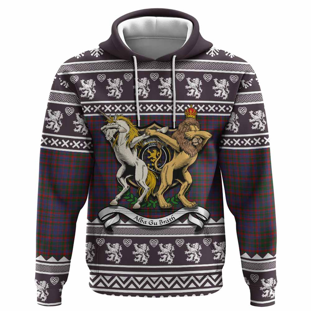 ScotsTee Shop Scottish Cumming Clan Tartan Crest Christmas Hoodie Coat of Arms Funny Style