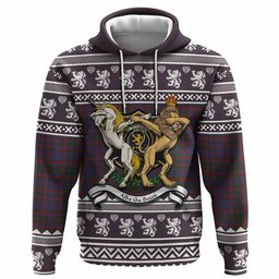 ScotsTee Shop Scottish Cumming Clan Tartan Crest Christmas Hoodie Coat of Arms Funny Style
