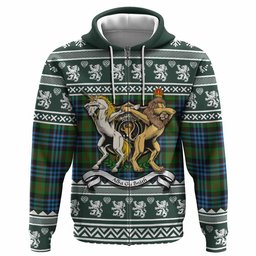 ScotsTee Shop Scottish Newlands Clan Tartan Crest Christmas Hoodie Coat of Arms Funny Style