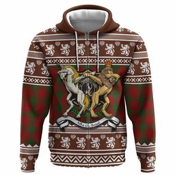 ScotsTee Shop Scottish MacQuarrie (McQuarrie) Clan Tartan Crest Christmas Hoodie Coat of Arms Funny Style