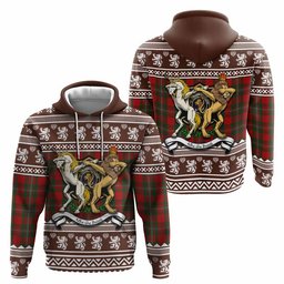 ScotsTee Shop Scottish MacGregor (McGregor) Clan Tartan Crest Christmas Hoodie Coat of Arms Funny Style